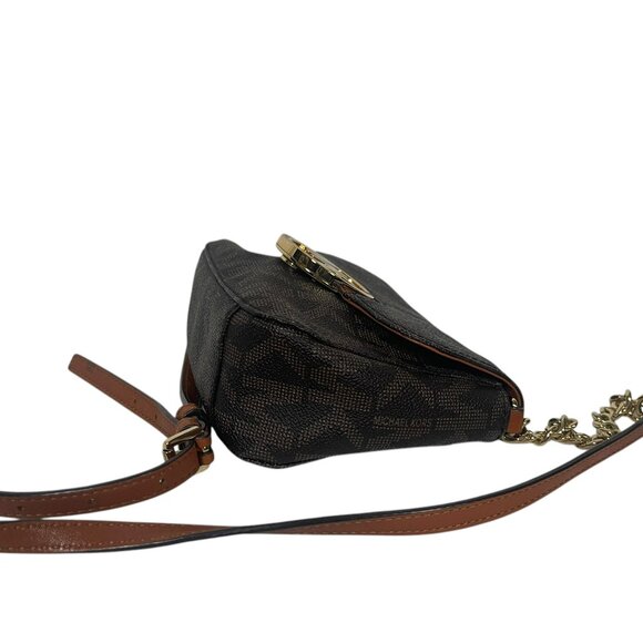 Michael Kors Fulton Small Crossbody Handbag Brown - Picture 3 of 12